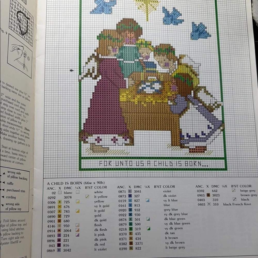 Leisure Arts Cross Stitch Olde Worlde Christmas Leaflet #430